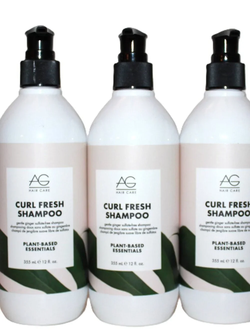 AG Hair Care Curl Fresh Shampoo 12 oz, Pack of 3